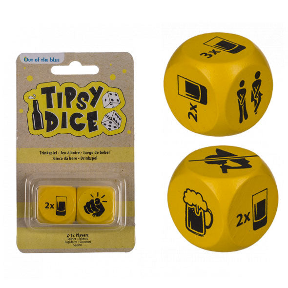 Coppia Di Dadi 6 Facce Gioco Da Bere Alcolico