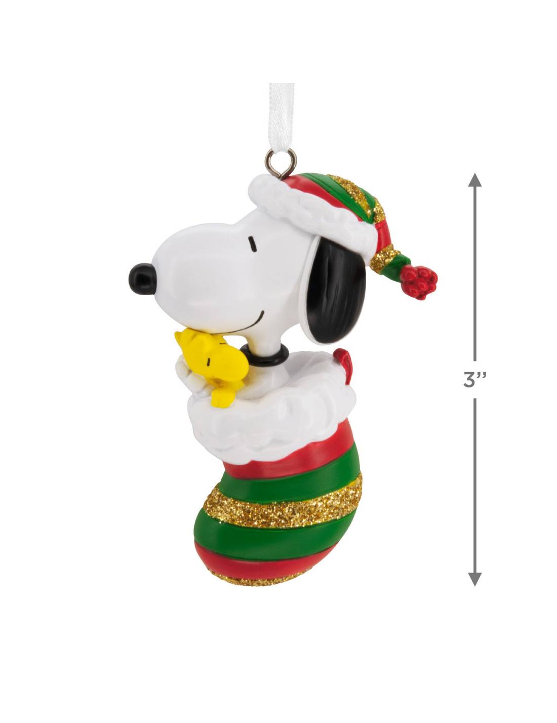Addobbo Albero Di Natale Snoopy E Woodstock Con Calza