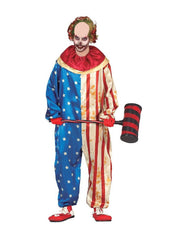 Costume Di Halloween Clown Patriottico Uomo