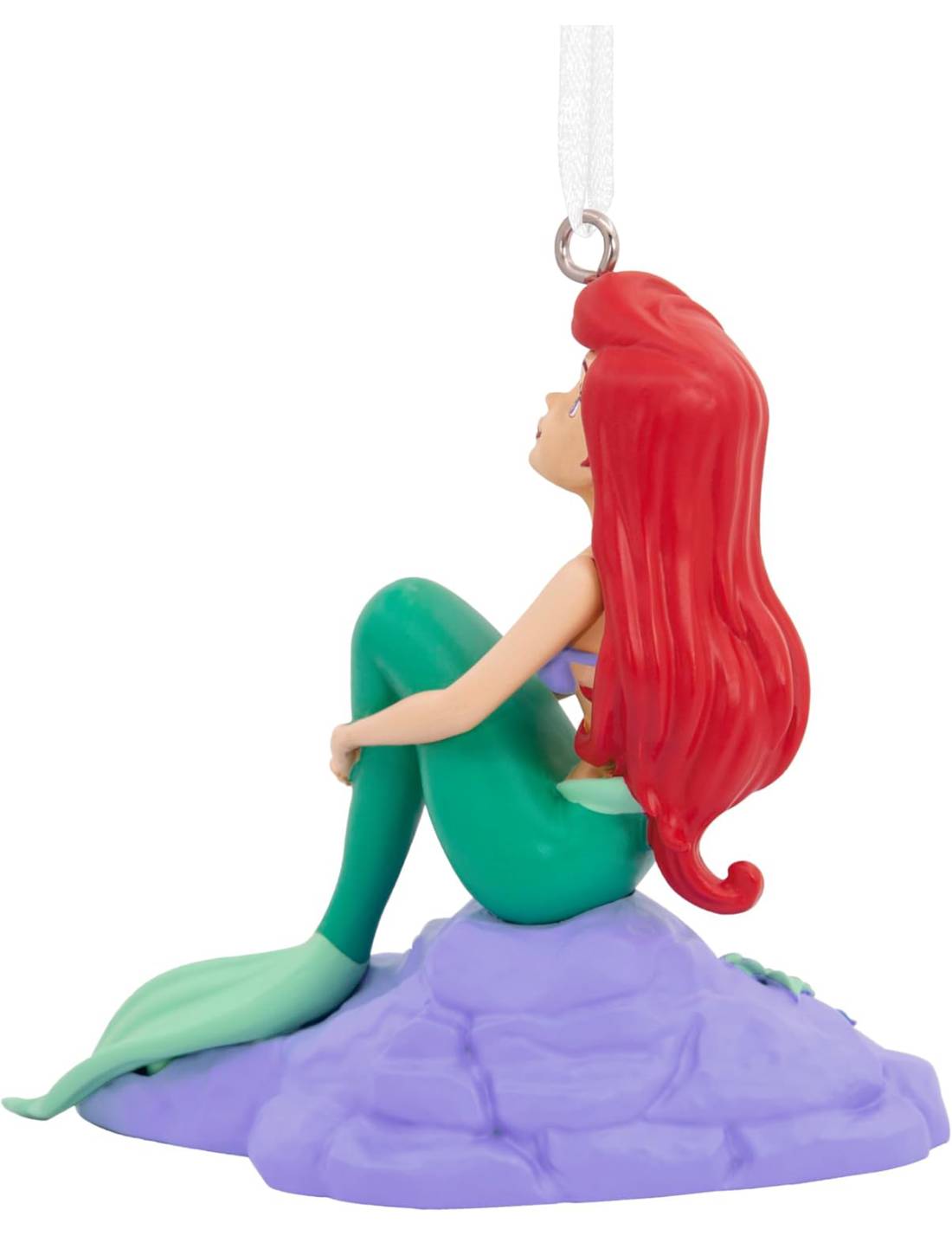 Addobbo Albero Di Natale In Resina Disney Sirenetta Ariel 7,5cm
