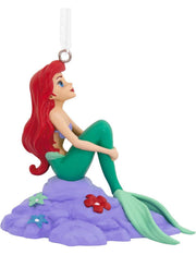 Addobbo Albero Di Natale In Resina Disney Sirenetta Ariel 7,5cm