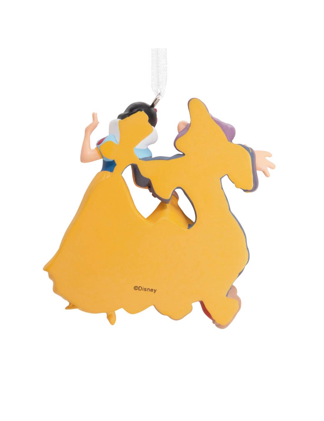 Addobbo Albero Di Natale Disney Biancaneve Cucciolo E Brontolo 7,2cm