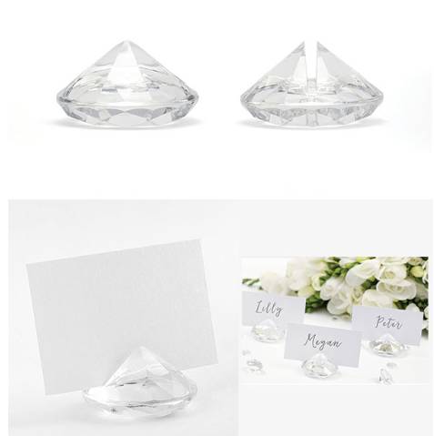 Diamante Porta Segnaposto 40mm - 10pz