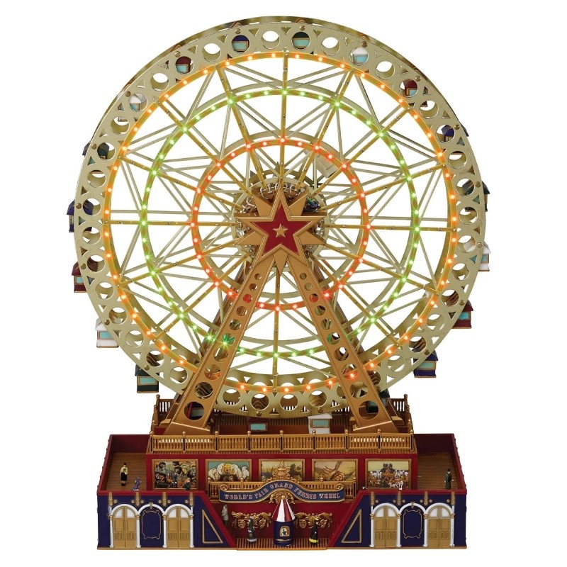 Carillon Villaggio Natale Ruota Panoramica Deluxe diam.40cm