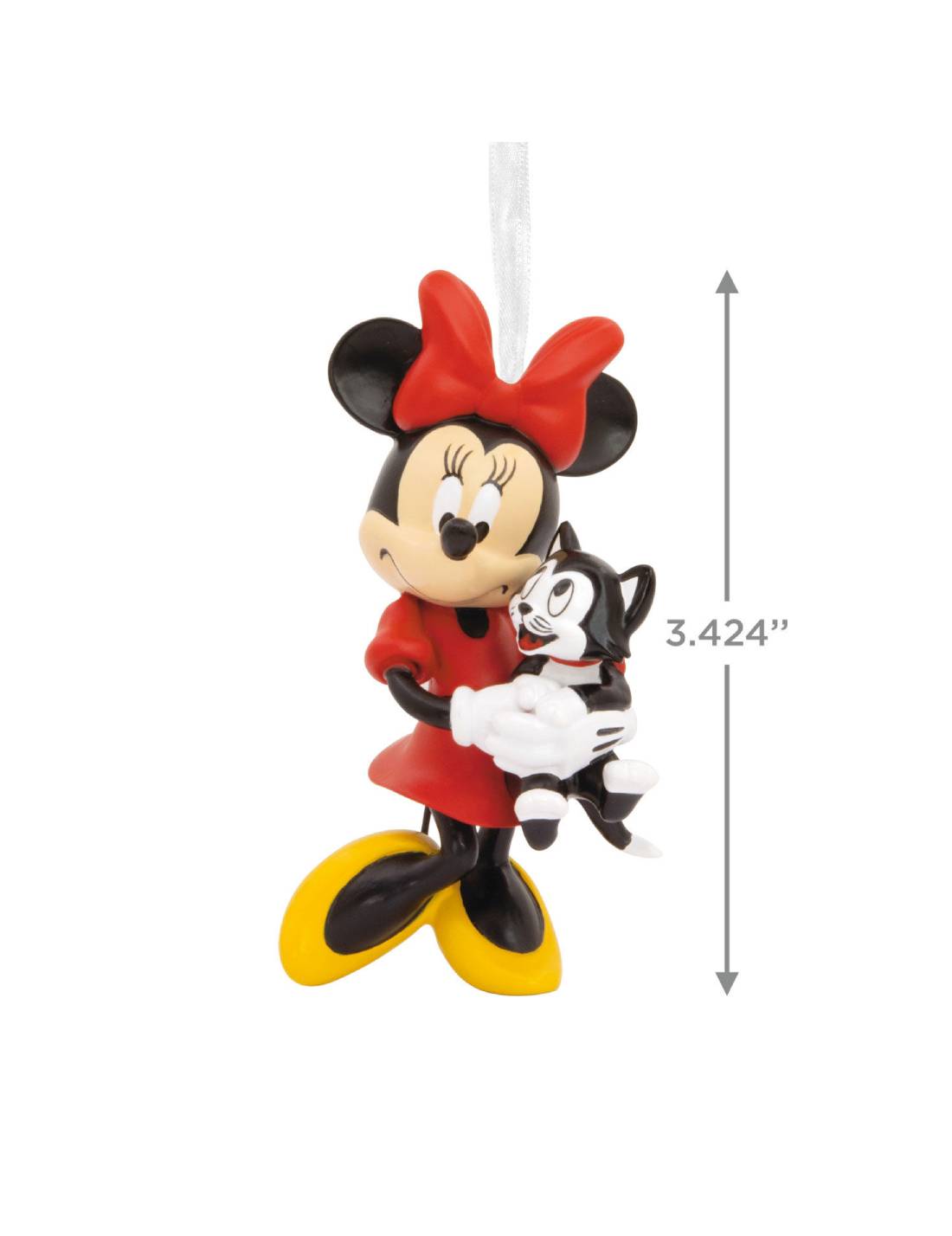 Addobbo Albero Di Natale Minnie Con Figaro 8,7cm