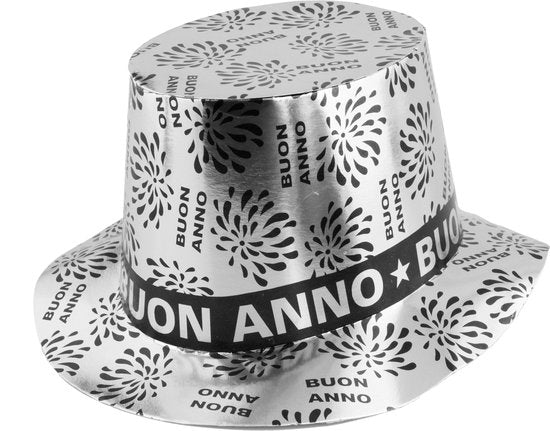 Cilindro Buon Anno Argento