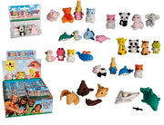 Set Gomme Da Cancellare "Puzzle" Animali 4pz Assortiti