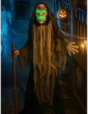 Mietitore Di Halloween Animato Con Suono E Movimento 158cm