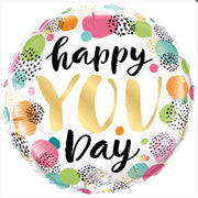 Palloncino Metalfoil Happy You Day 18" 46cm