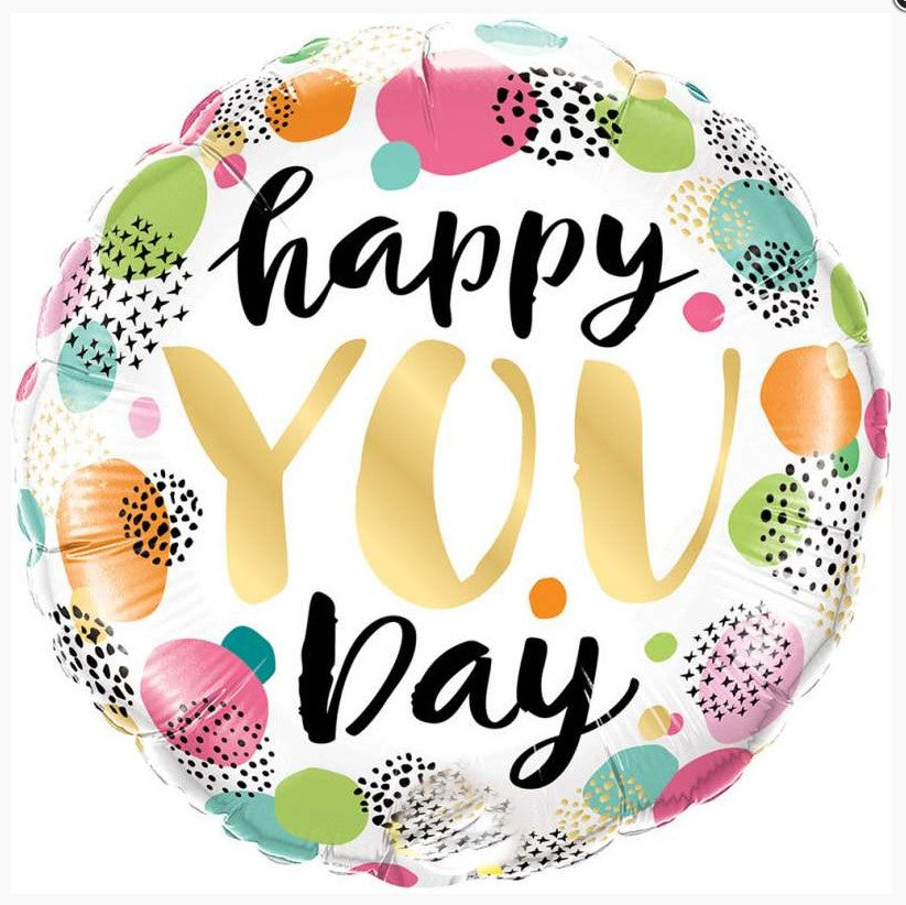 Palloncino Metalfoil Happy You Day 18" 46cm