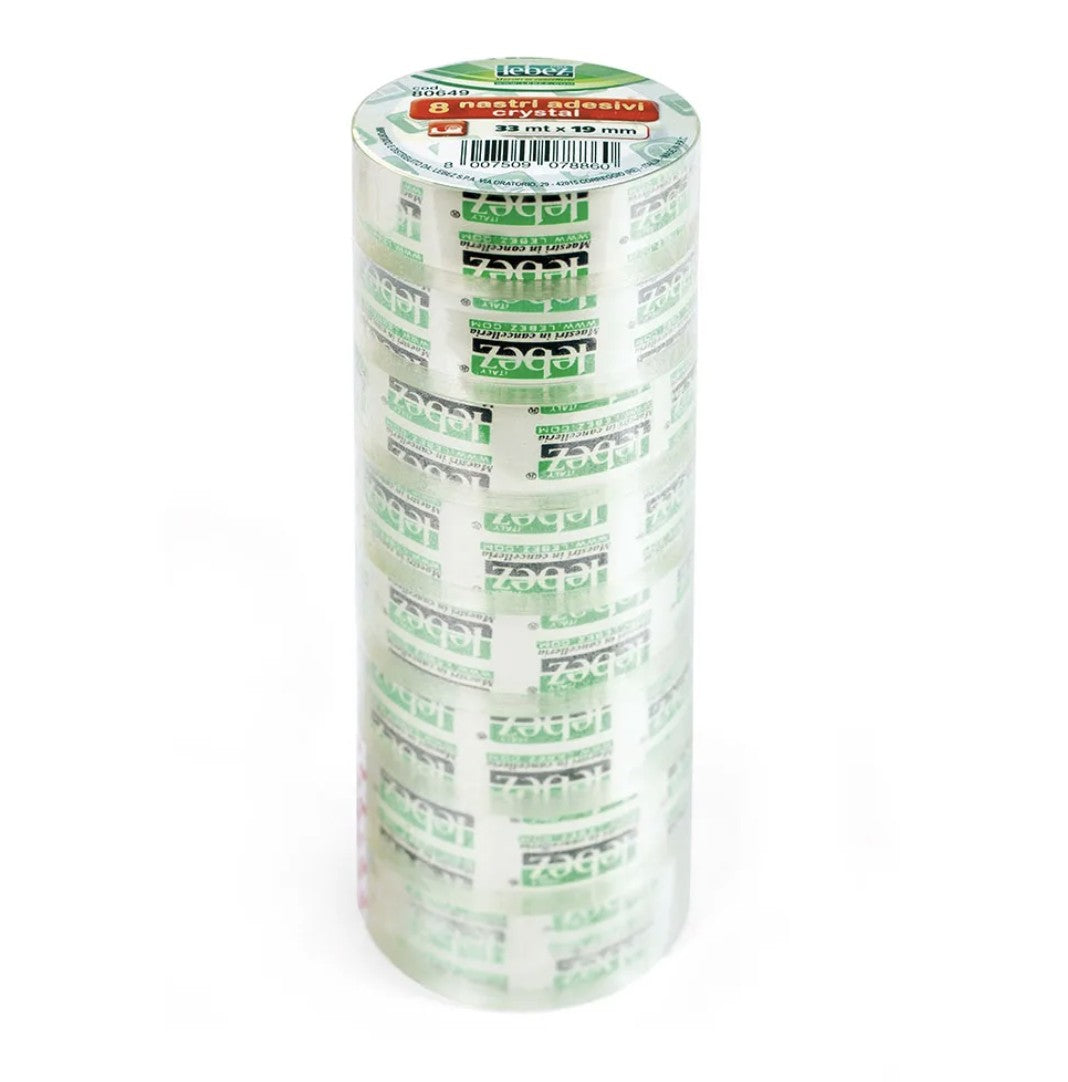 Nastro Adesivo Crystal Lebez 19x33mm 8pz