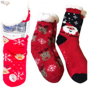 Calzini Natale Taglia Unica Termici E Antiscivolo