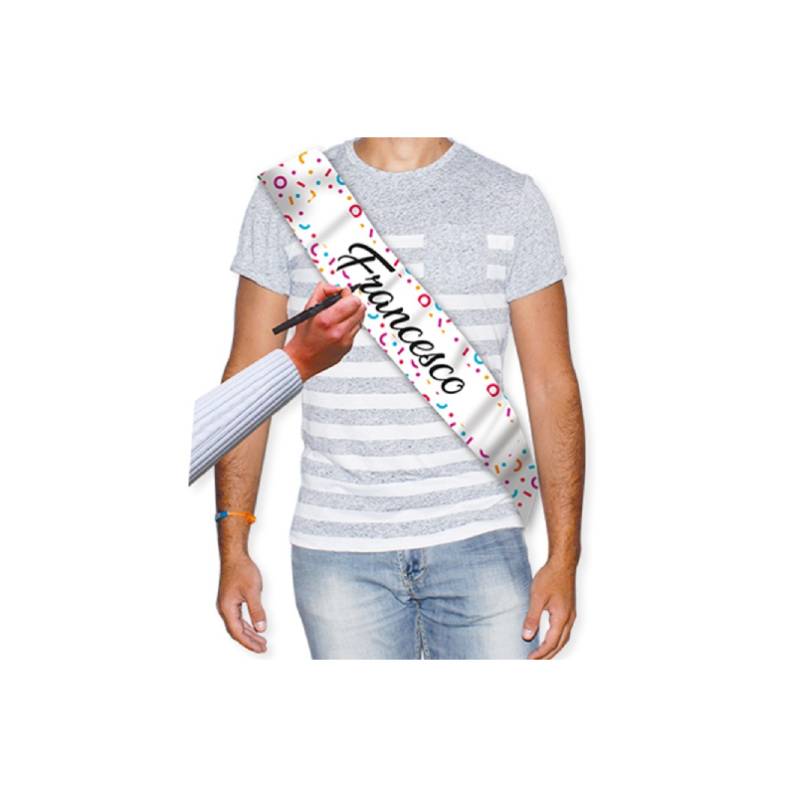 Fascia Metallizzata Personalizzata 168cm