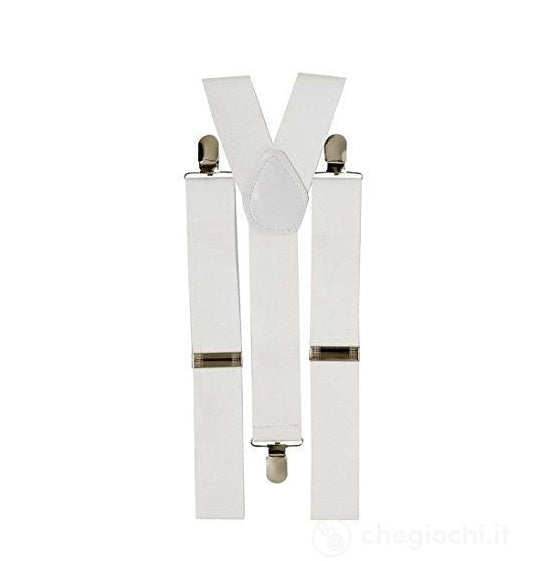Bretelle Bianche 120cm Accessori Halloween E Carnevale
