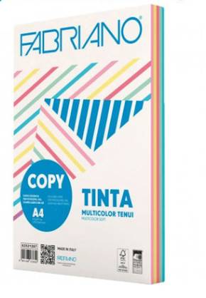 Risma A4 160gr 100fg 5 Colori Tinte Tenui