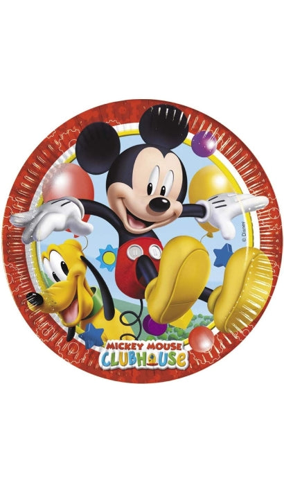 Piatti Di Carta Topolino 8pz