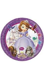 Piatti Di Carta Principessa Sofia 8pz