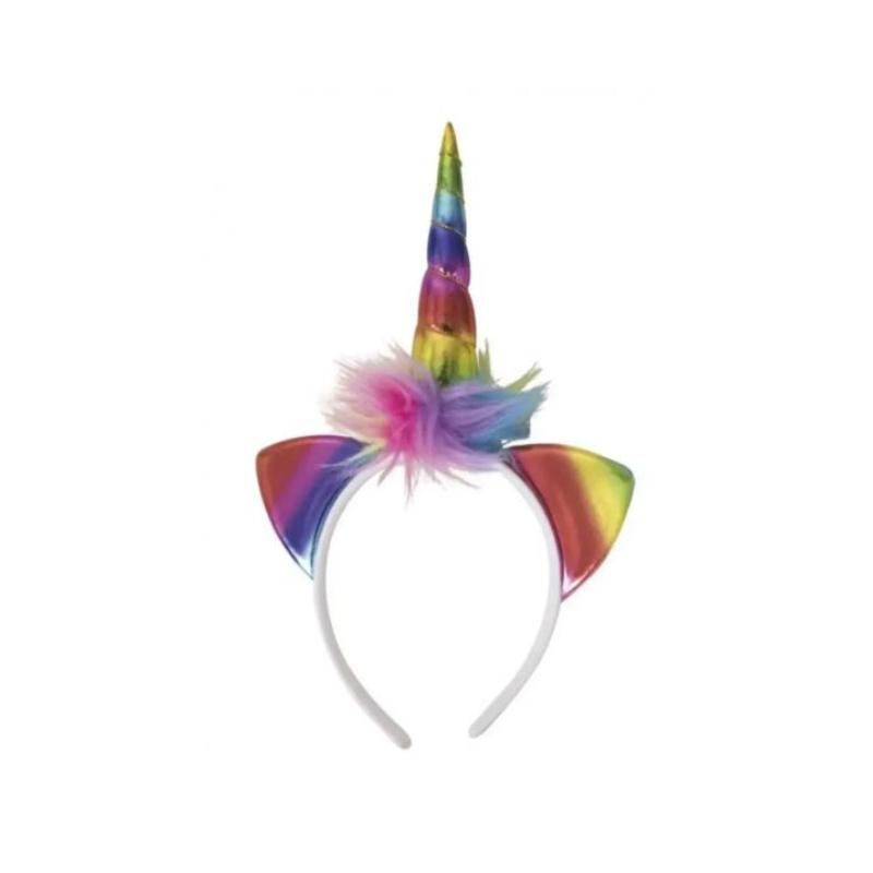Frontino Unicorno Arcobaleno Accessori Halloween E Carnevale