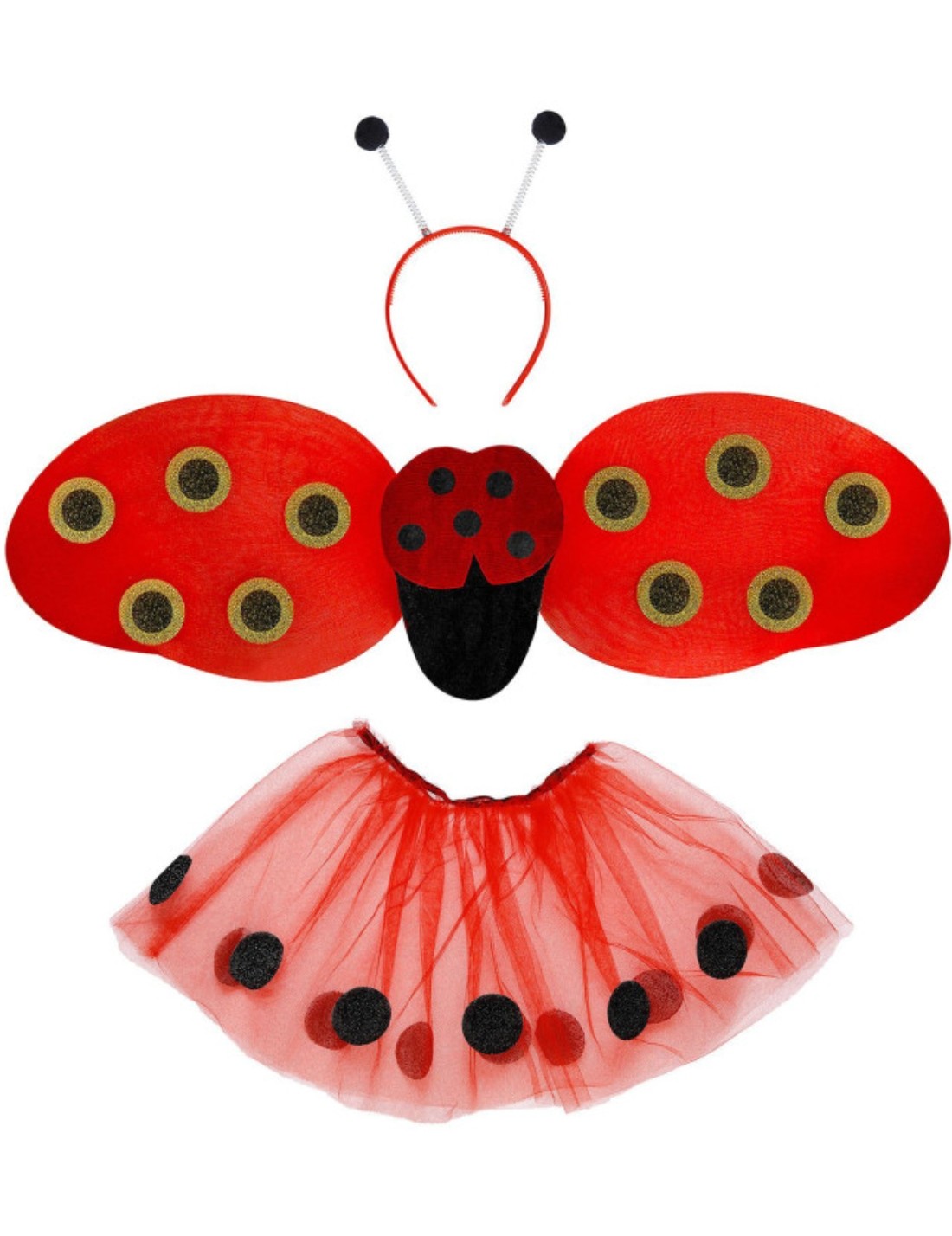 Costume Di Carnevale Bambina Vestito Coccinella