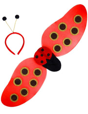 Set Frontino E Ali Coccinella Carnevale