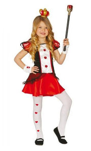 Costume Carnevale Bambina Regina di Cuori