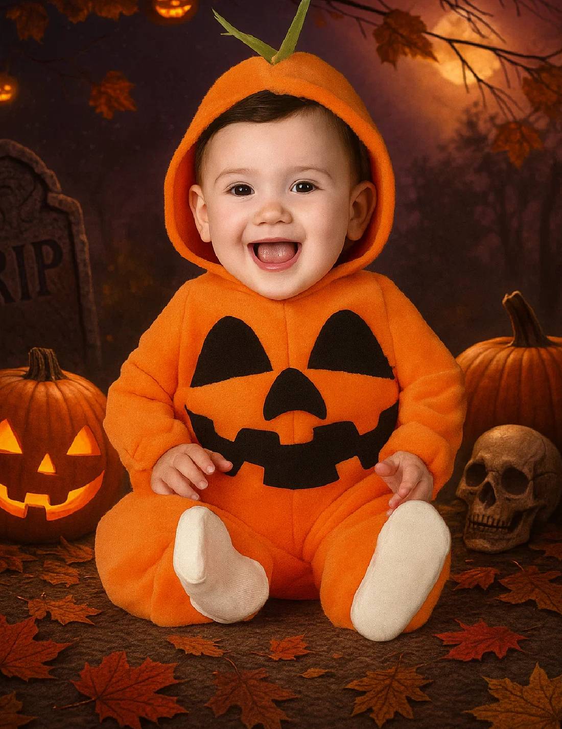 Costume Di Halloween Baby Zucca