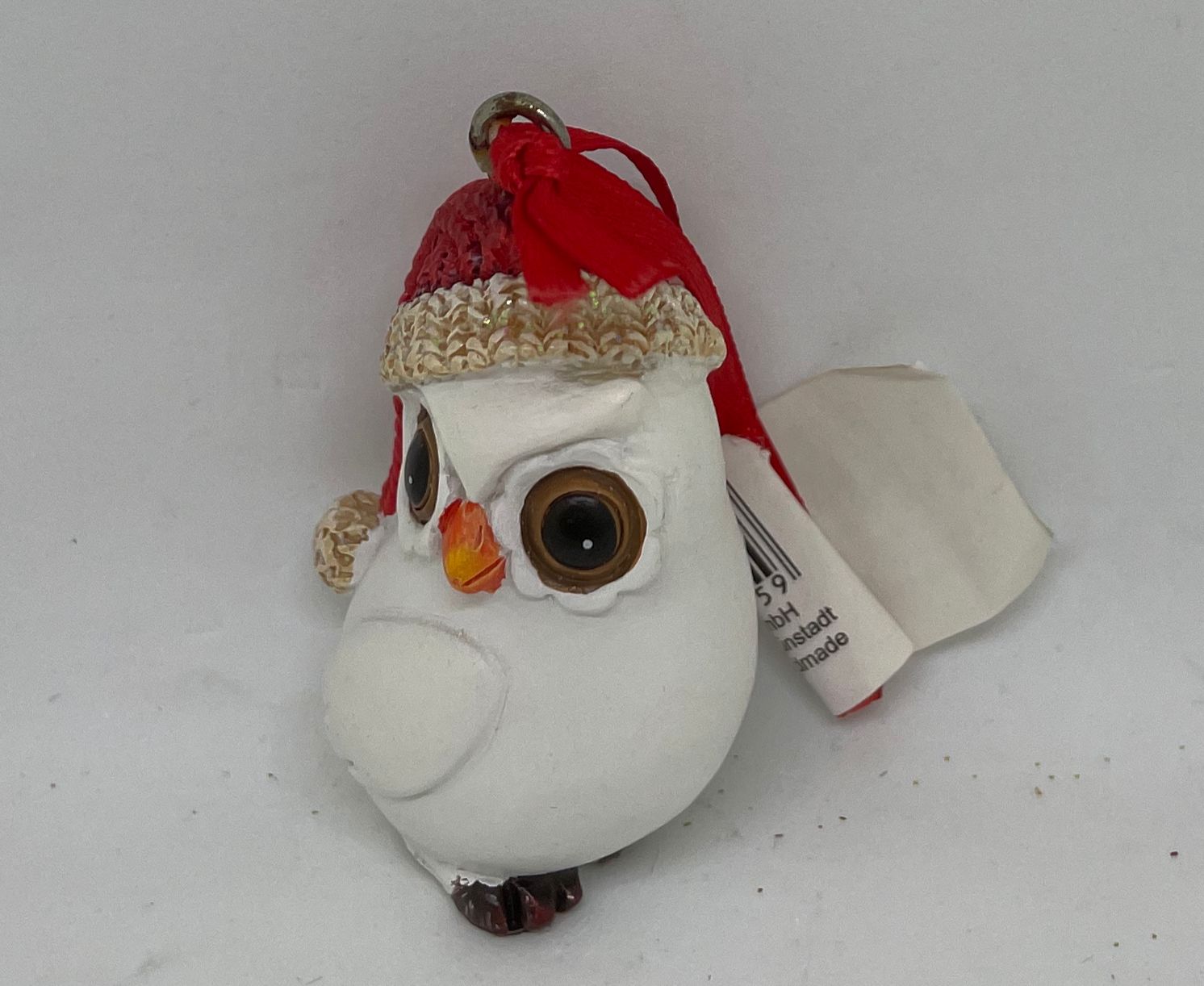 Addobbo Albero Di Natale Civetta Con Cappello 5cm