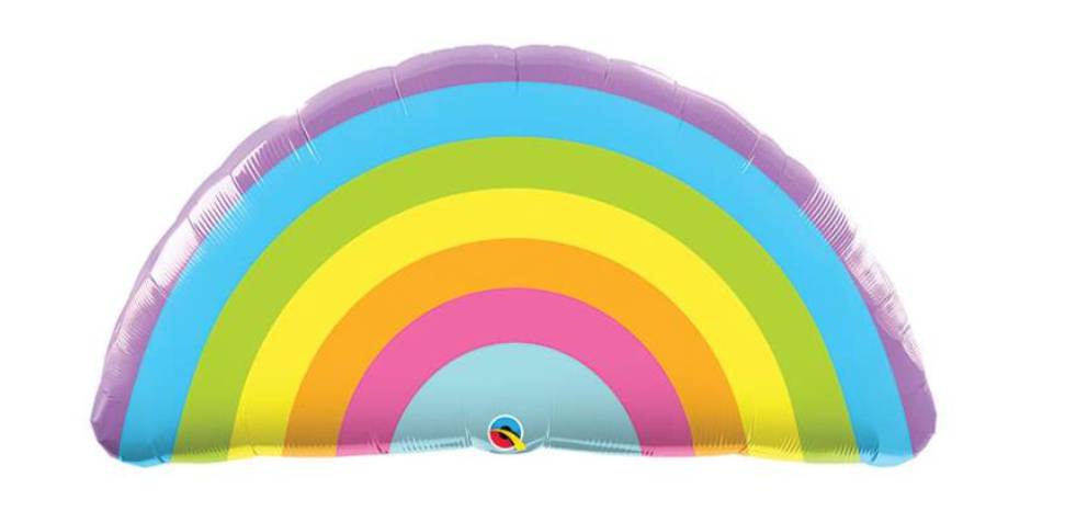 Palloncino Metalfoil Arcobaleno Sagomato 36" 91cm