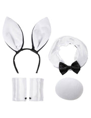 Costume Di Carnevale Set Coniglietta Bianco