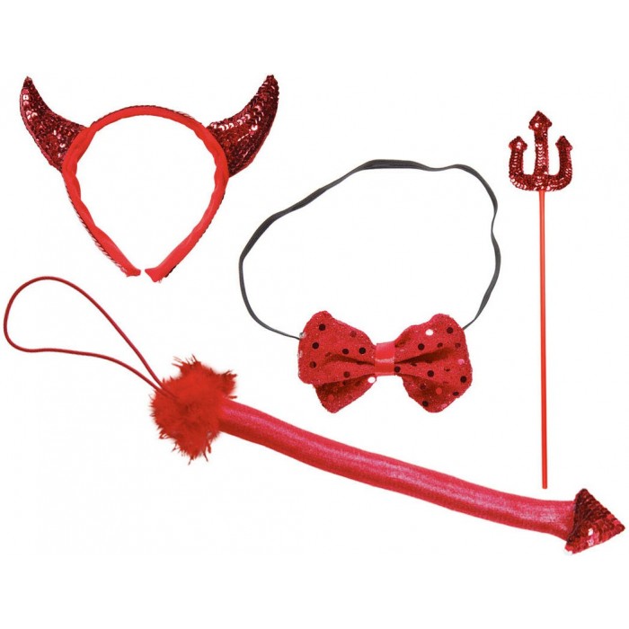 Set Travestimento Diavolessa Accessori Halloween