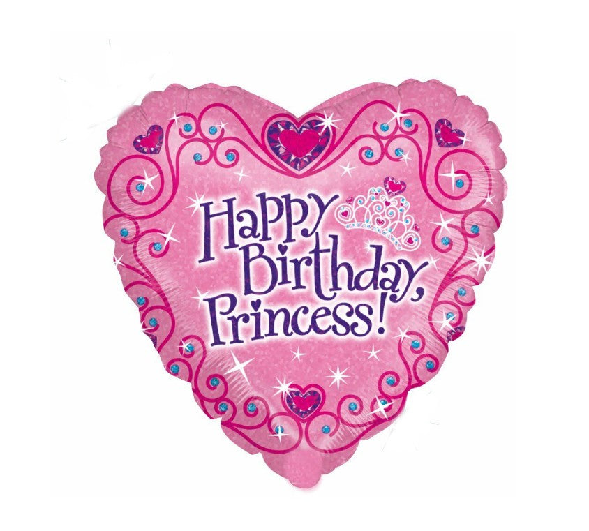Palloncino Metalfoil Cuore Rosa 18" 46cm