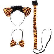 Set Costume Tigre Accessori Halloween E Carnevale