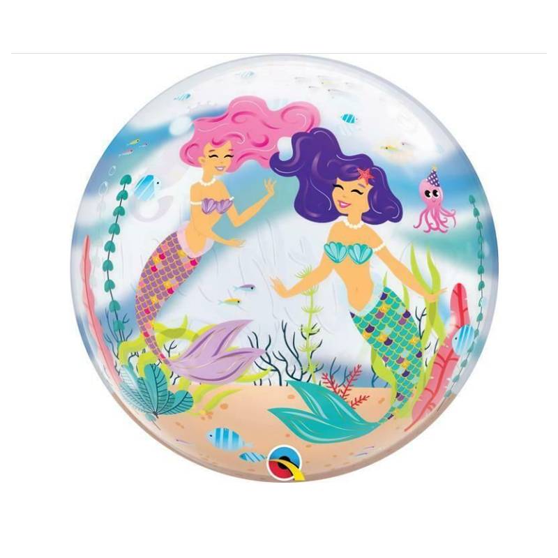 Palloncino 22" Mylar Sirenetta Happy Birthday