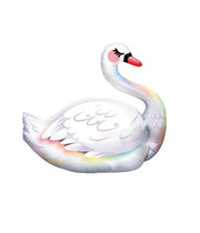 Palloncino Metalfoil Cigno Bianco 35" 89cm