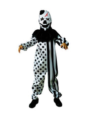 Costume Di Halloween Arlecchino Horror Bambini 10/12 Anni