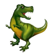 Palloncino Metalfoil Dinosauro T-Rex Verde 42" 107cm