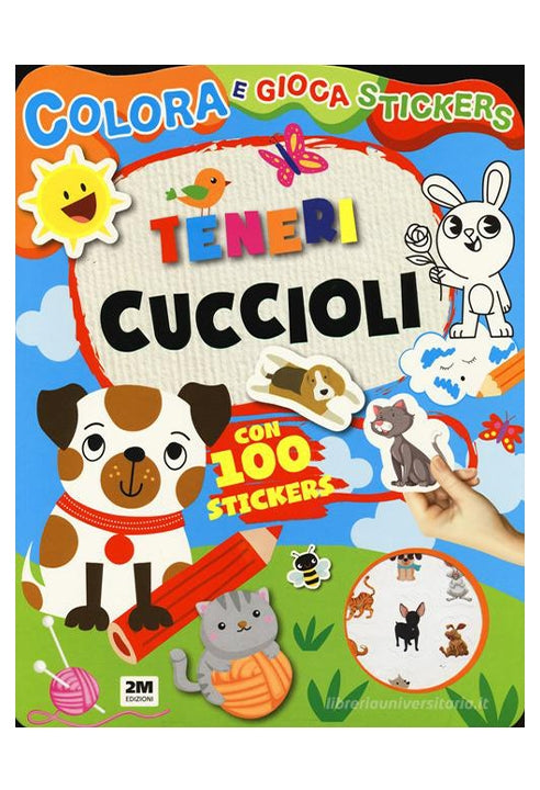 Album Teneri Cuccioli Colora E Gioca