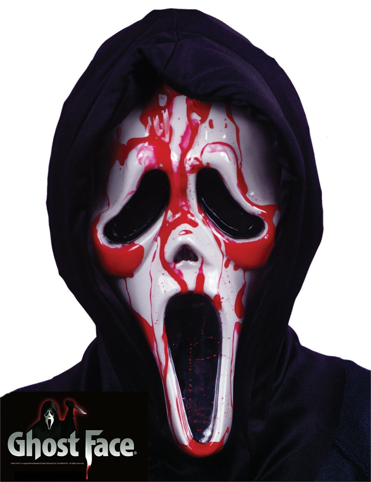 Maschera Di Halloween Scream Con Sangue