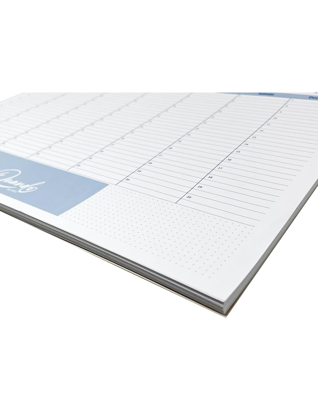 Planning Settimanale Spiralato Non Datato Quando 34x24cm