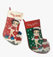 Calza Befana Epifania Betty Boop Stoffa 35cm