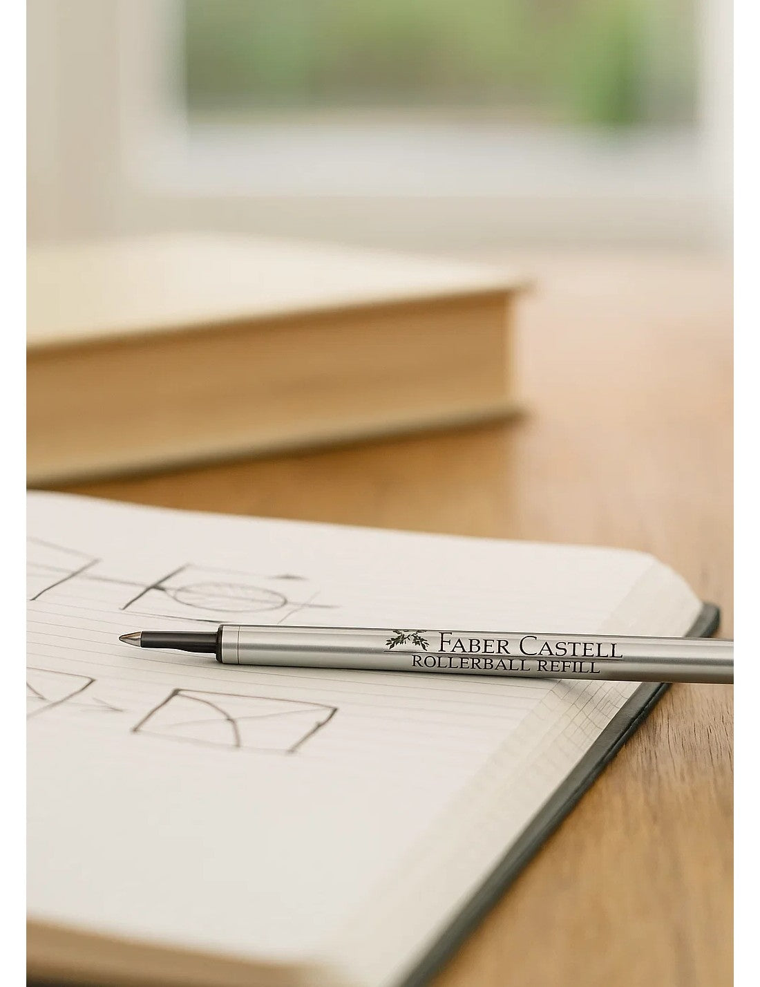 Refill Per Penna Roller In Ceramica Faber Castell Nero 0,5mm