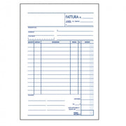 Blocco Fatture Una Aliquota Duplice Copia 15x21 cm