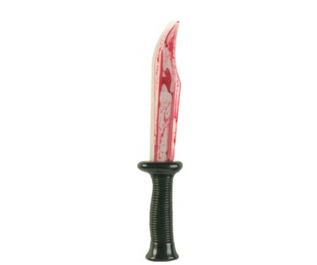 Coltello Finto Insanguinato Scream Accessorio Halloween