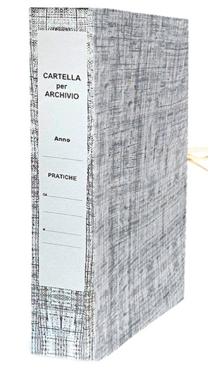 Cartella Faldone Per Archivio Con Lacci