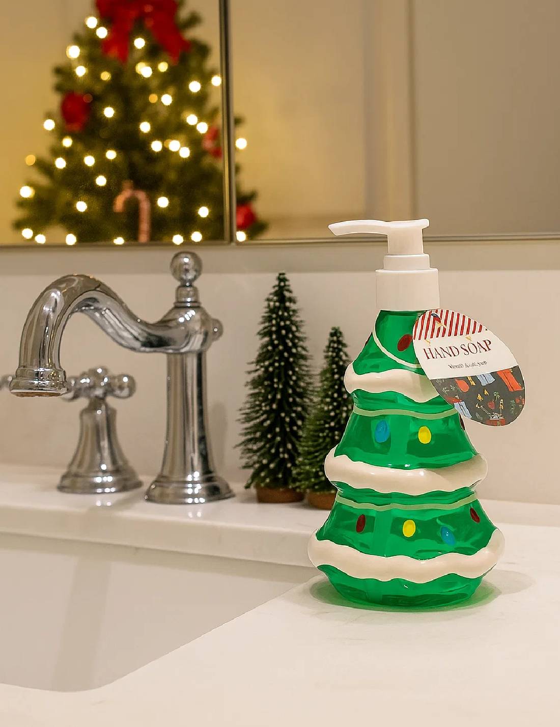 Dispenser Di Natale Sapone Mani 310ml