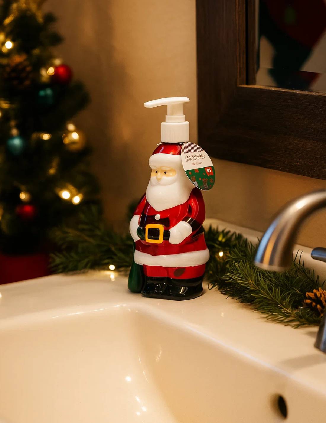 Dispenser Di Natale Sapone Mani 310ml
