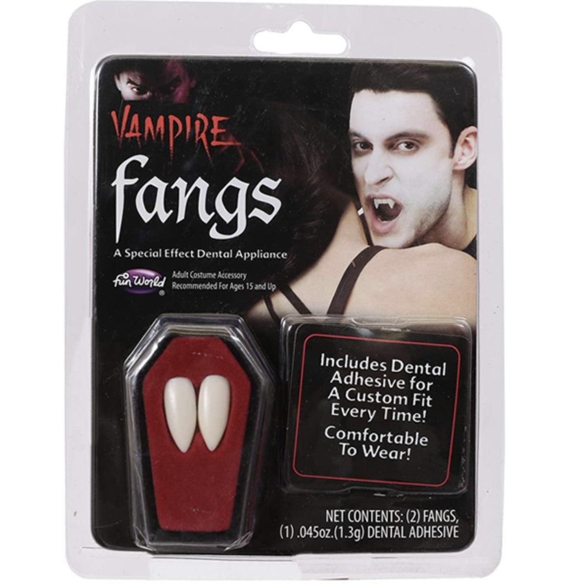Denti Finti In Plastica Dracula Accessorio Halloween