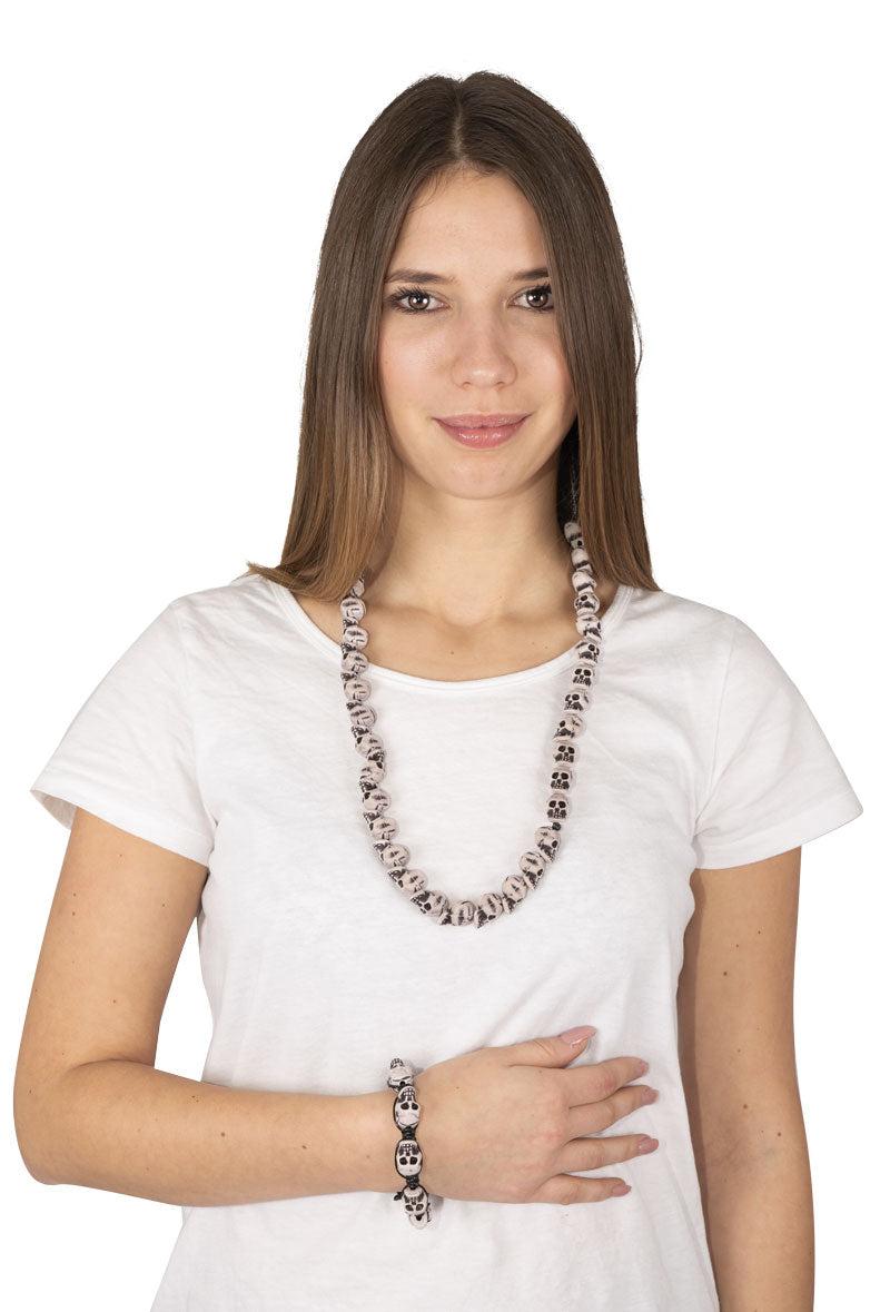 Collana Con Teschi Accessori Halloween