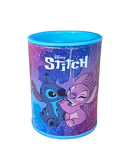 Temperamatite Con Contenitore 2 Fori Seven Disney Stitch E Angel