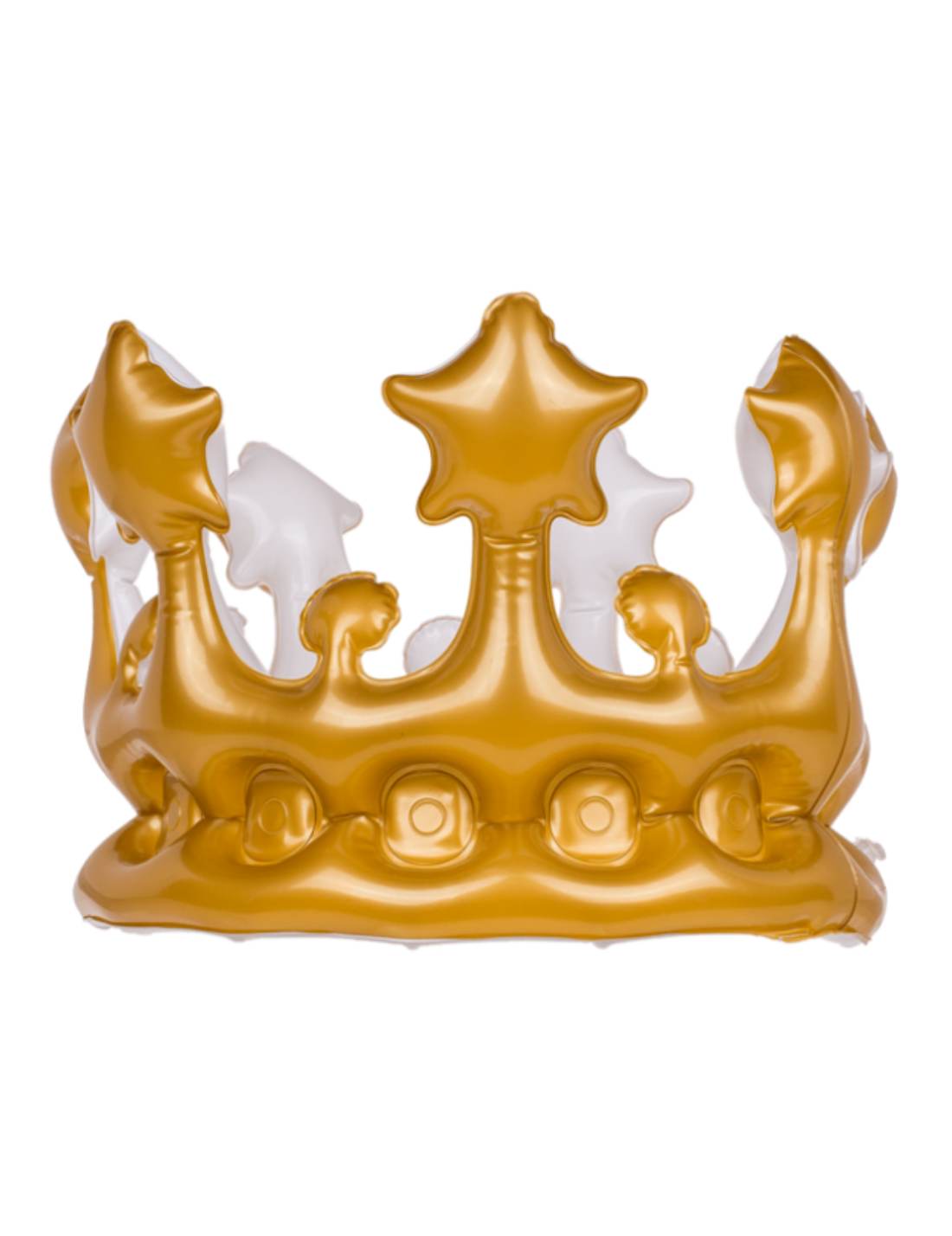 Corona Gonfiabile Oro 23cm